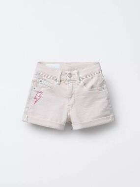 Zara Bolt Denim Shorts